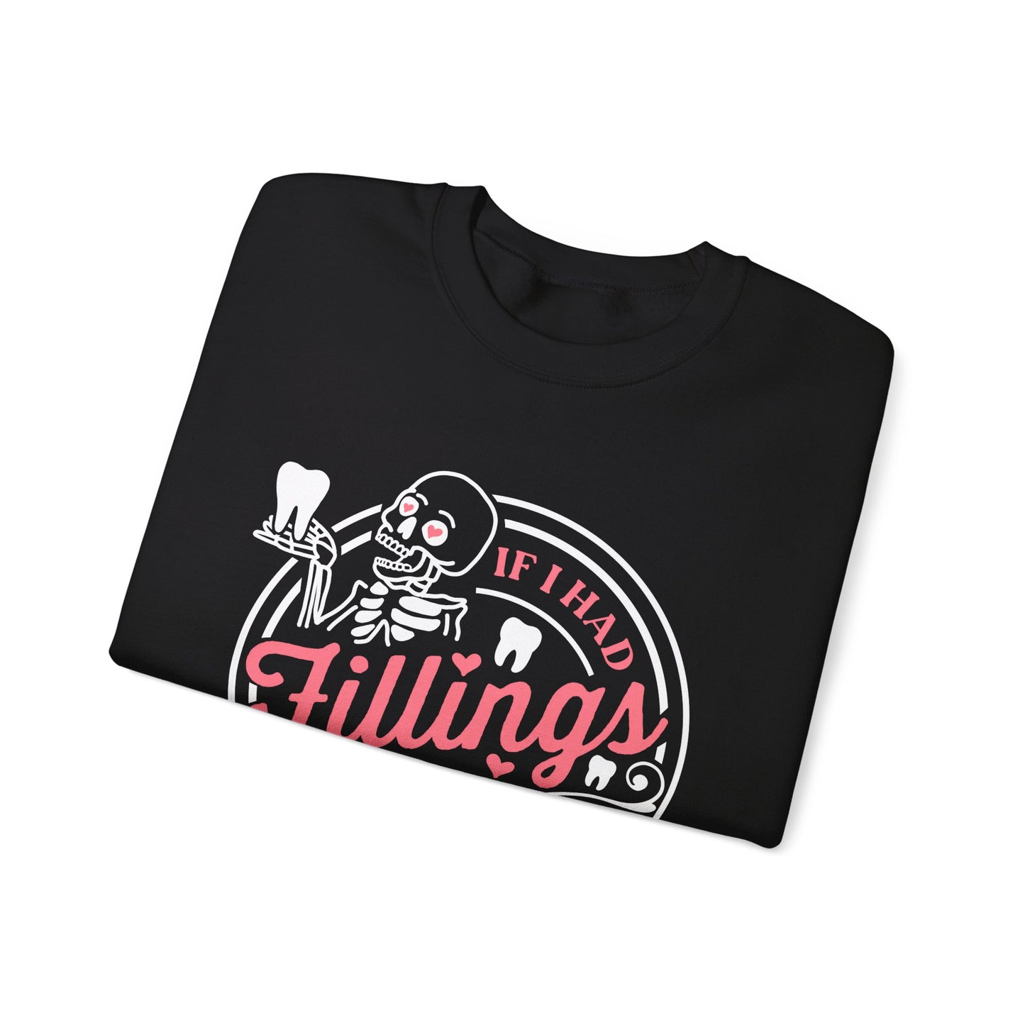 "Fillings" Valentine Sweatshirt by AMK Art