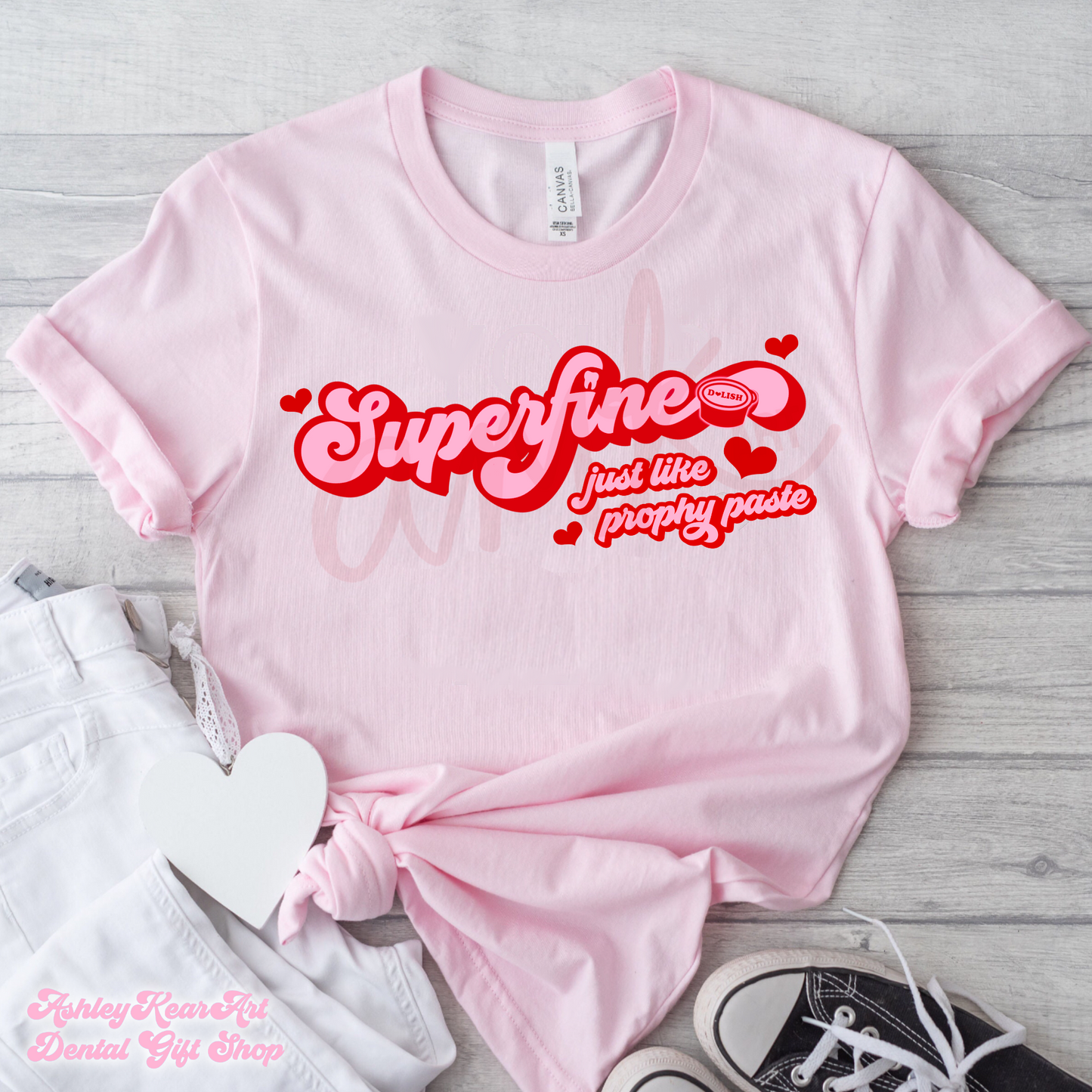 Superfine Valentines Pink Shirt